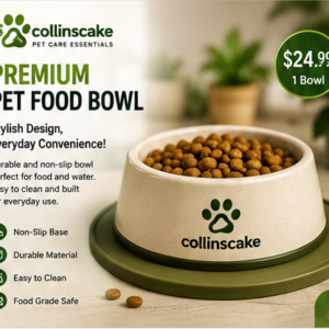 CollinsCake Everyday Pet Food Bowl