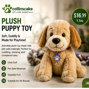 CollinsCake Plush Puppy Toy