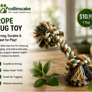 CollinsCake Braided Rope Tug Toy